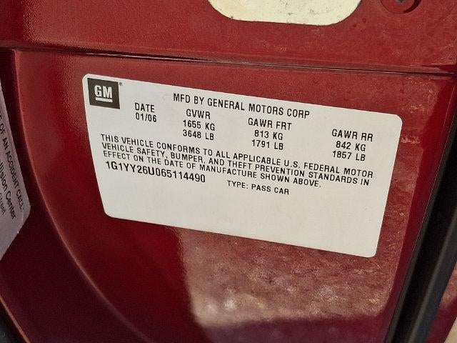 2006 Chevrolet Corvette Base