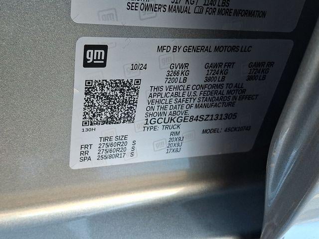 2025 Chevrolet Silverado 1500 LTZ