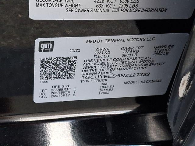 2022 Chevrolet Silverado 1500 LTD RST All Star Edition