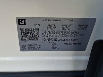 2021 Chevrolet Traverse RS