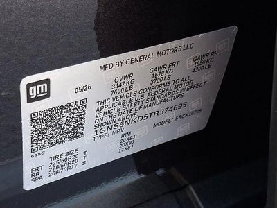 2026 Chevrolet Tahoe LT