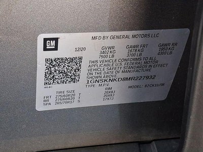 2021 Chevrolet Tahoe LT