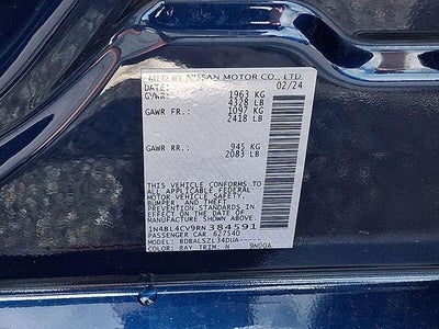 2024 Nissan Altima 2.5 SR