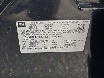 2017 Chevrolet Equinox LT