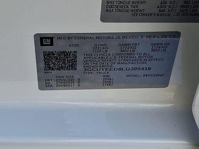 2020 Chevrolet Silverado 1500 RST All Star Edition