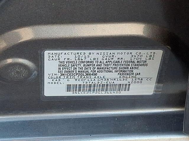 2016 Nissan Versa Note SV