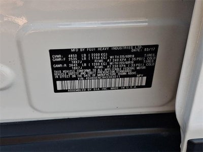 2017 Subaru Outback 3.6R