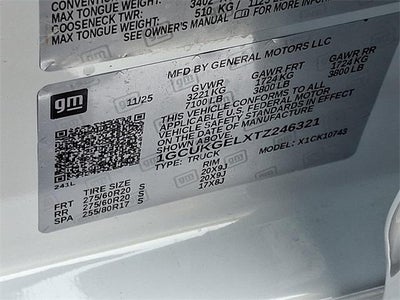 2026 Chevrolet Silverado 1500 LTZ