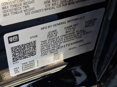 2026 Chevrolet Silverado 1500 High Country