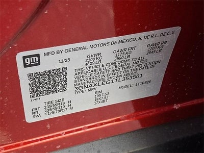 2026 Chevrolet Equinox RS