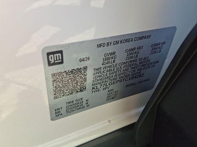 2026 Chevrolet Trax 1RS