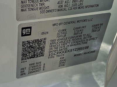 2026 Chevrolet Silverado 1500 LT (2FL)