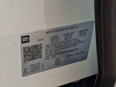 2026 Chevrolet Tahoe RST