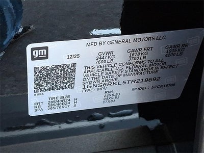 2026 Chevrolet Tahoe RST