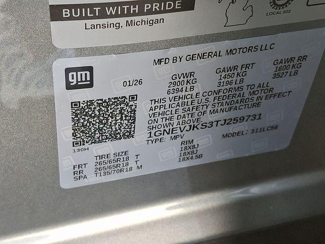 2026 Chevrolet Traverse Z71