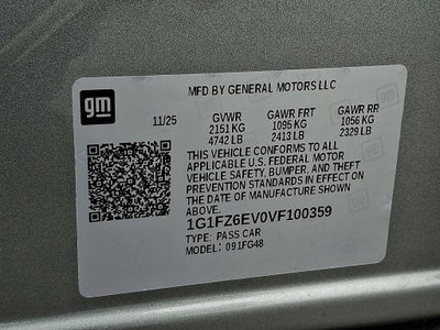 2027 Chevrolet Bolt EV RS