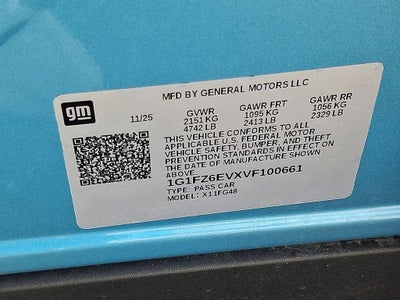 2027 Chevrolet Bolt RS