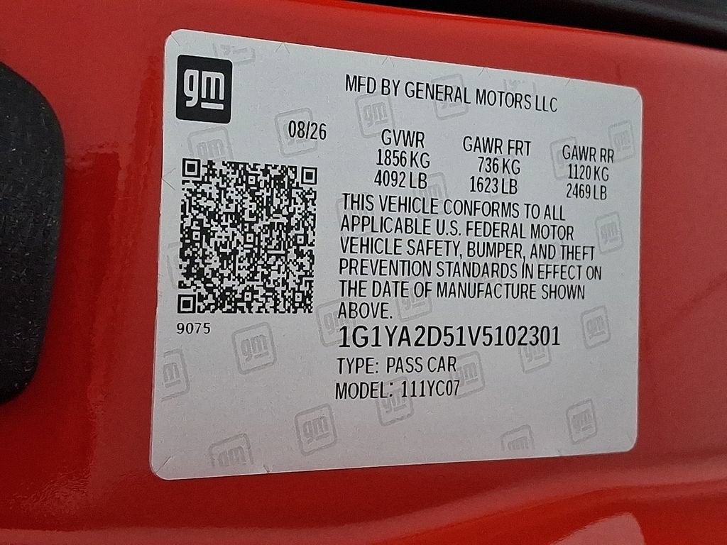 2027 Chevrolet Corvette Stingray 1LT