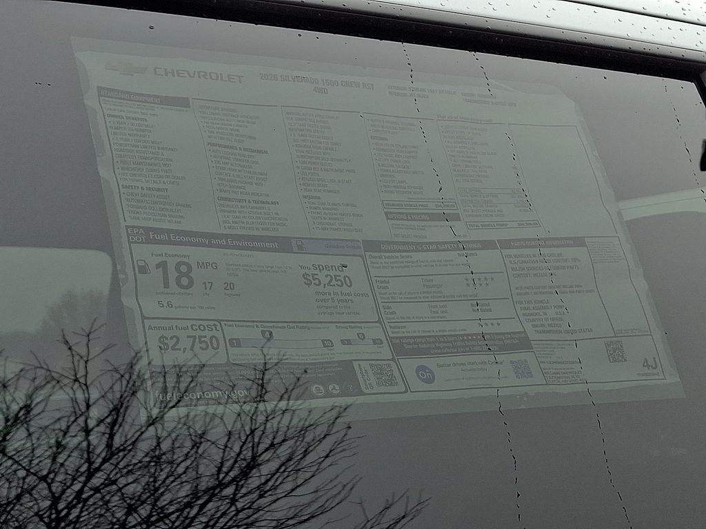 2026 Chevrolet Silverado 1500 RST