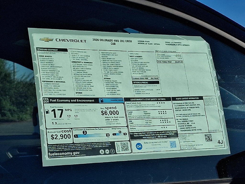 2026 Chevrolet Colorado ZR2