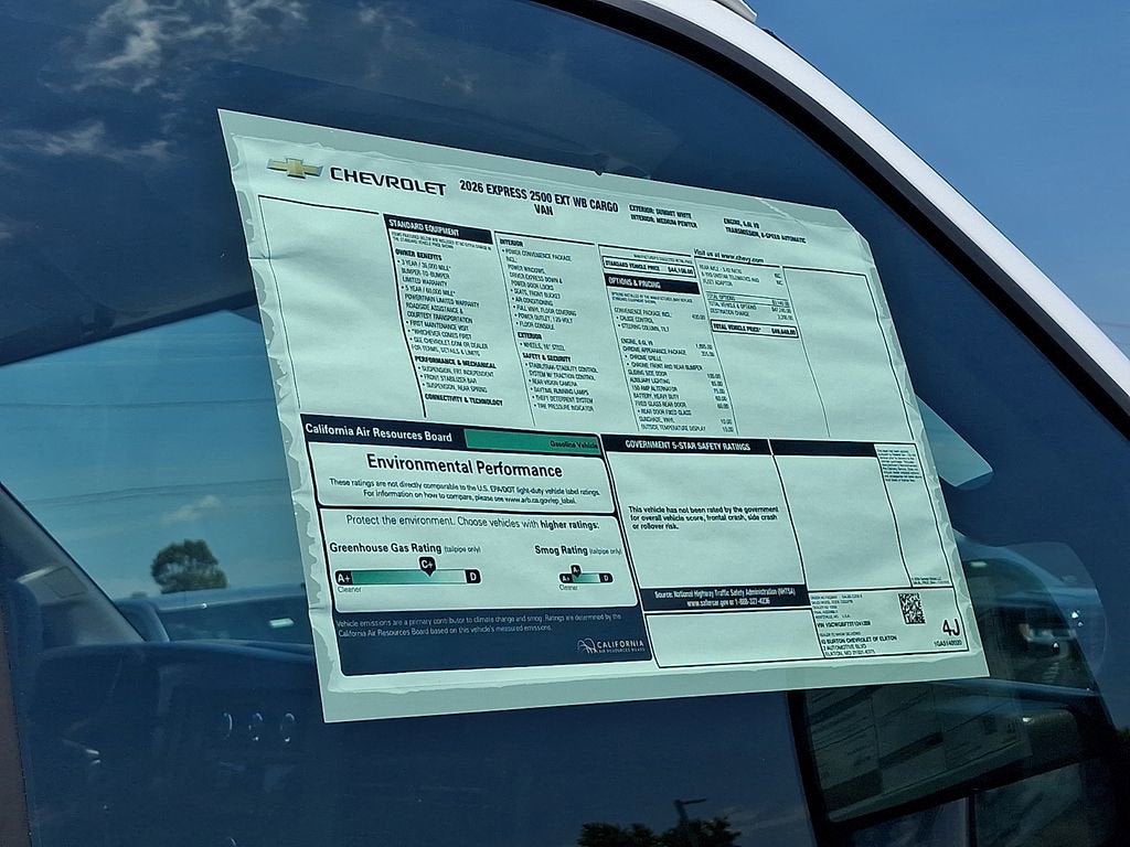 2026 Chevrolet Express Cargo WT