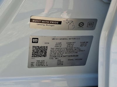 2026 Chevrolet Traverse RS