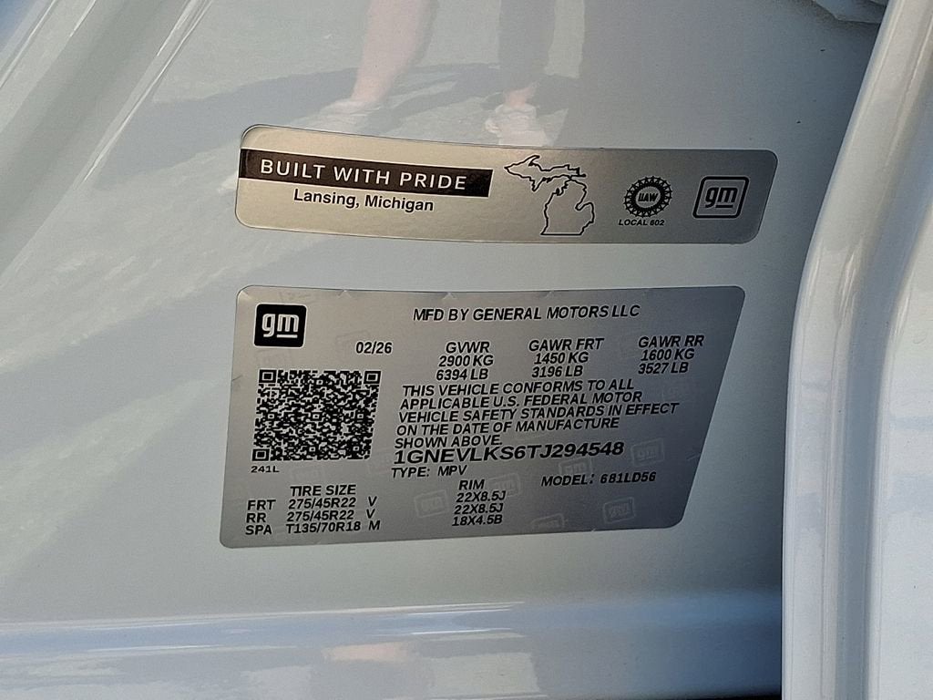 2026 Chevrolet Traverse RS