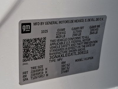 2026 Chevrolet Equinox RS