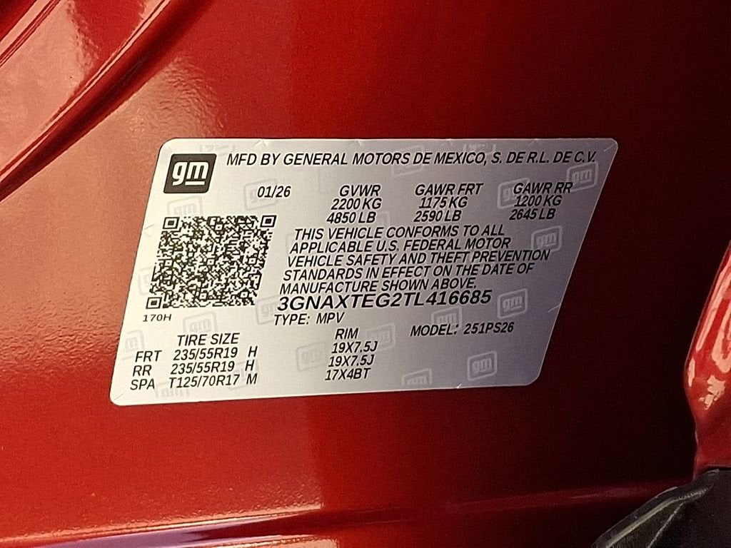 2026 Chevrolet Equinox RS