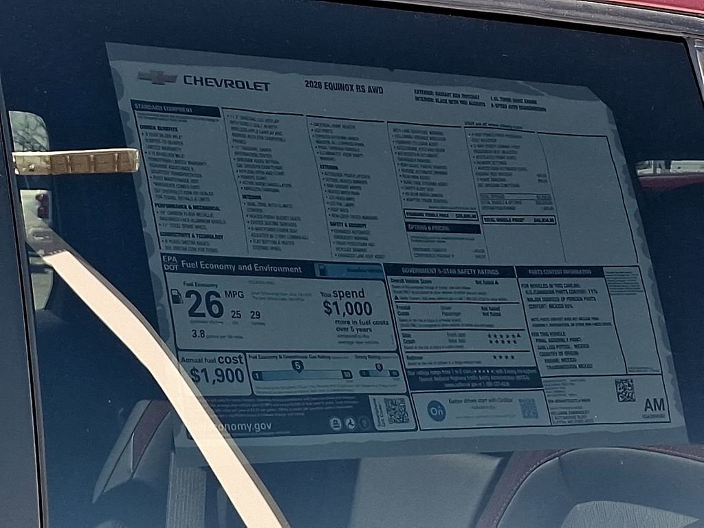 2026 Chevrolet Equinox RS