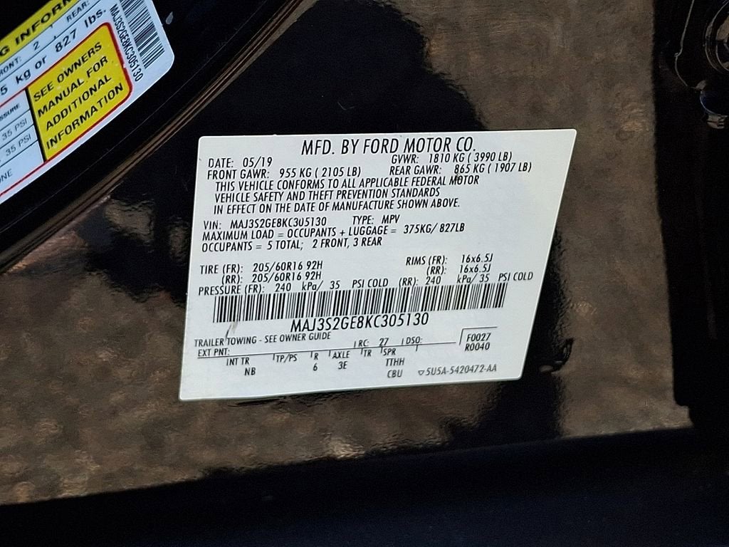 2019 Ford EcoSport SE