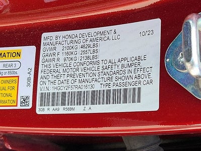 2024 Honda Accord Hybrid Sport