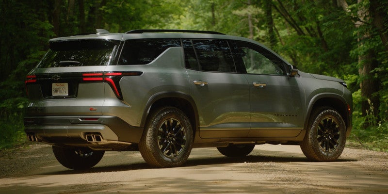 Back of 2025 Chevy Traverse | i.g. Burton Chevrolet of Milford in Milford DE