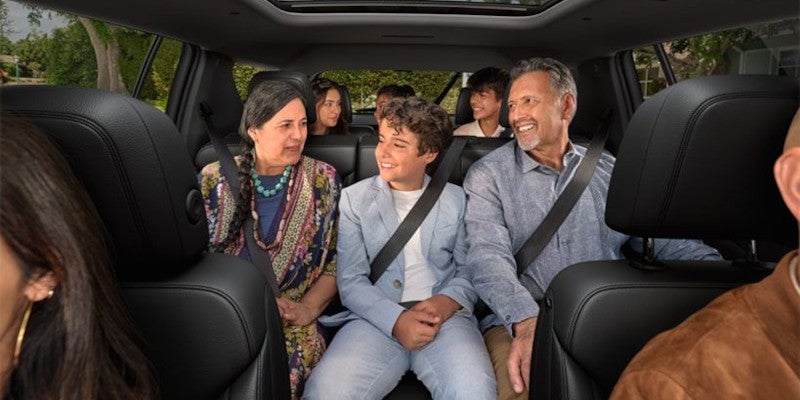Family inside of 2025 Chevy Traverse | i.g. Burton Chevrolet of Milford in Milford DE